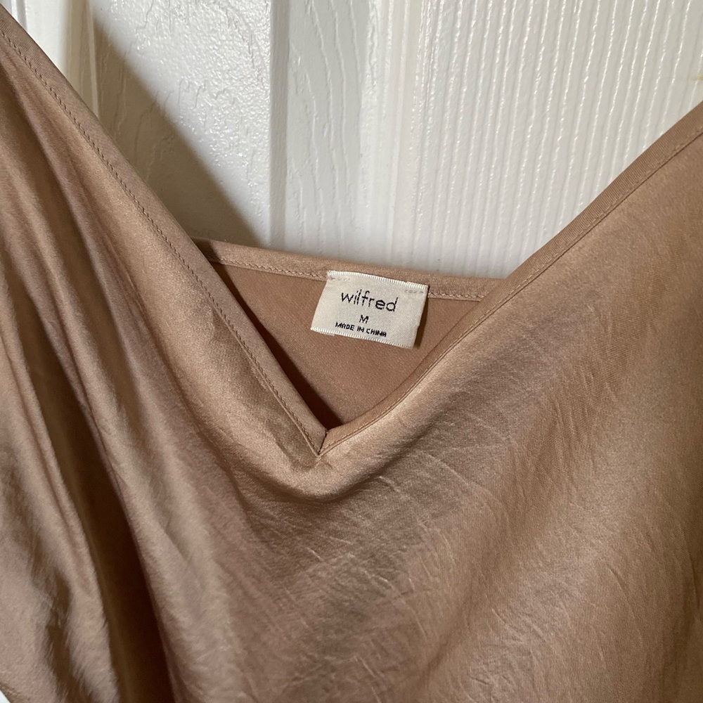 Wilfred Champagne Only Slip Dress